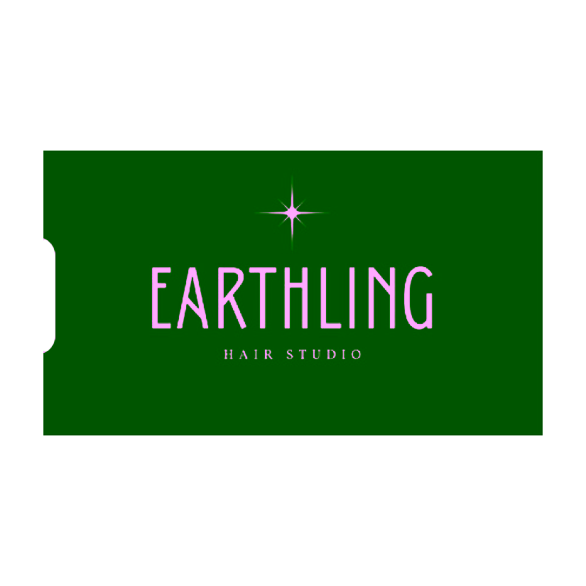 Earthling Hair Studios business cards